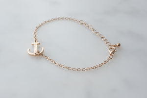 Anchor Bracelet Gold