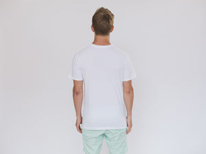 Back Of Mens White Shirt