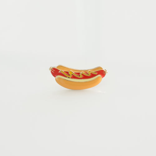 Hotdog Hard Enamel Lapel Pin