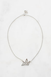 Origami Crane Necklace